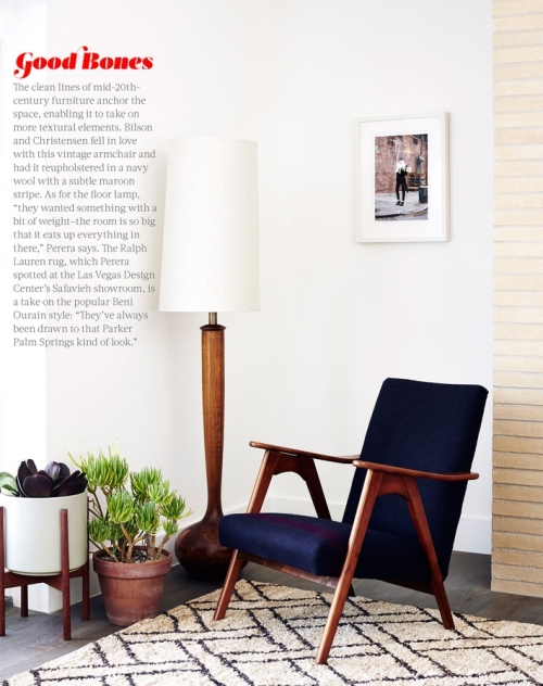 love nest article in lonny magazine featuring home of rachel bil
